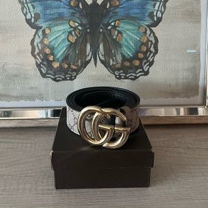 Gucci Monogram Belt